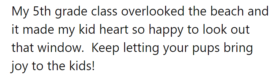 Pups: the real teachers of joy! Keep spreading those smiles.