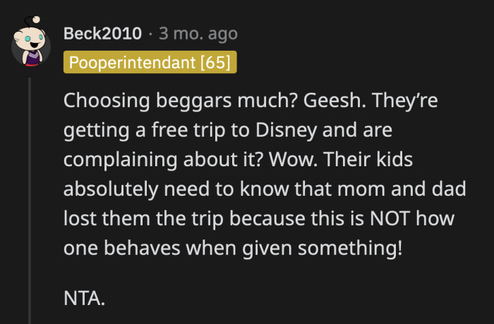 OP's in-laws are going to have a looooong summer dealing with children who are mad at them.