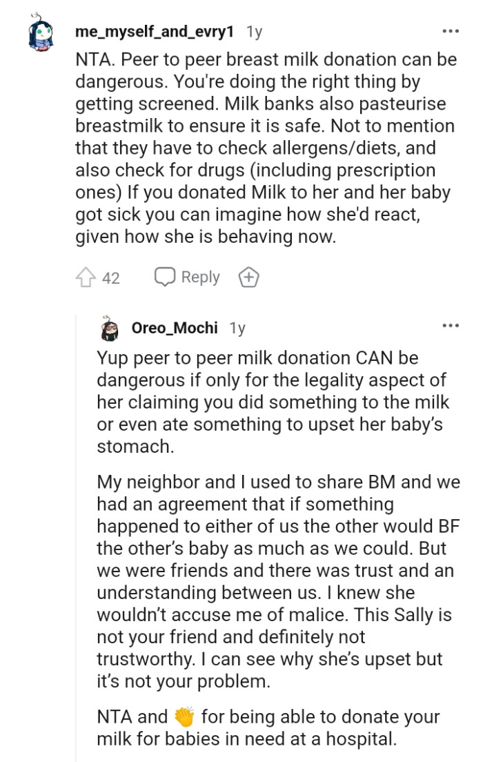 Peer-to-peer milk donation can be dangerous