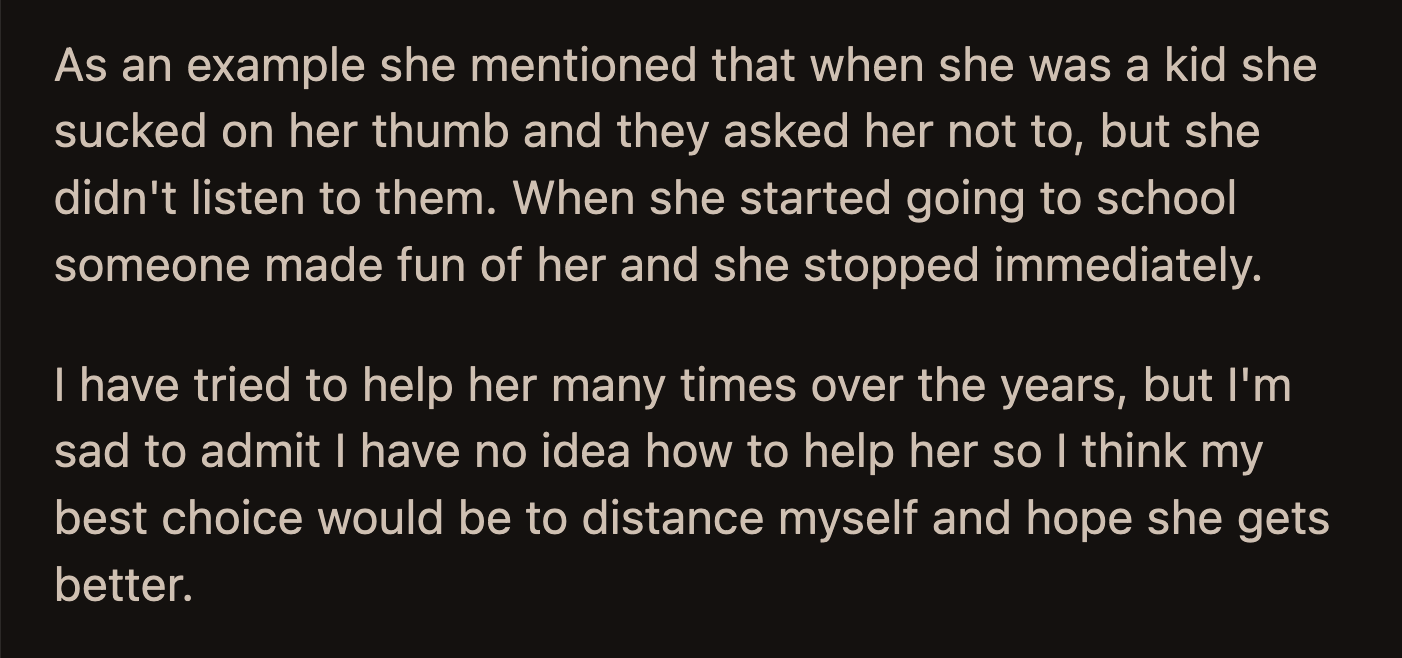 OP clarified why Jane's parents seemingly enabled her shopping addiction. OP also thinks she has done all she could for her friend.