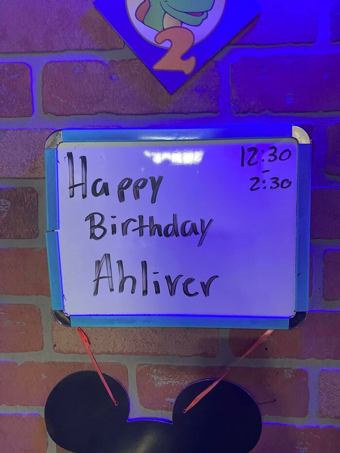 5. Happy birthday... He is lucky; he still doesn't understand what his parents did to him...