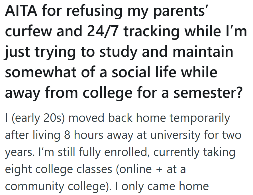 What started as a mental health break quickly became a clash over control, privacy, and growing up.