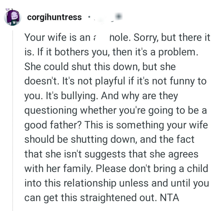 Let's head into the comments section and find out what other Redditors have to say about the story