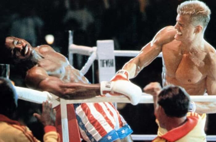 9. Carl Weathers in “Rocky IV”
