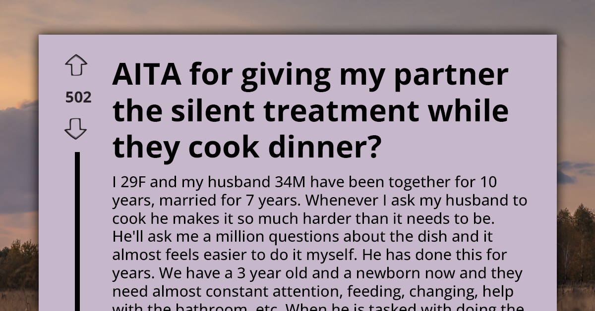 After 7 Years Of Answering Endless Cooking Questions, Woman Tells Husband To Figure Out How To Cook On His Own