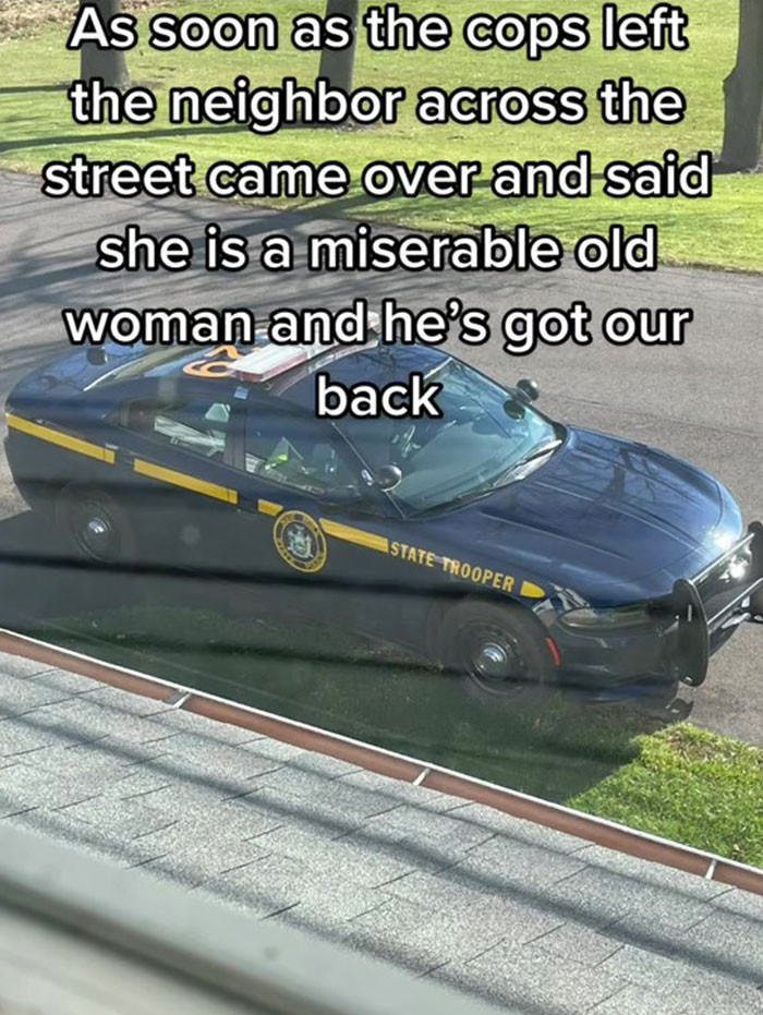 The officers told them: