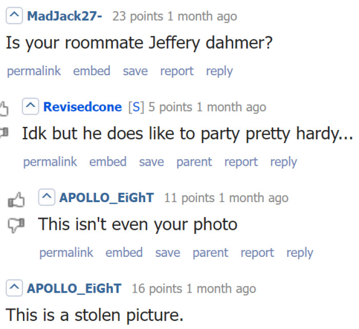 The Roommate's a Party Animal