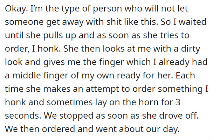 She is not getting away with this. Buckle up for more petty content.