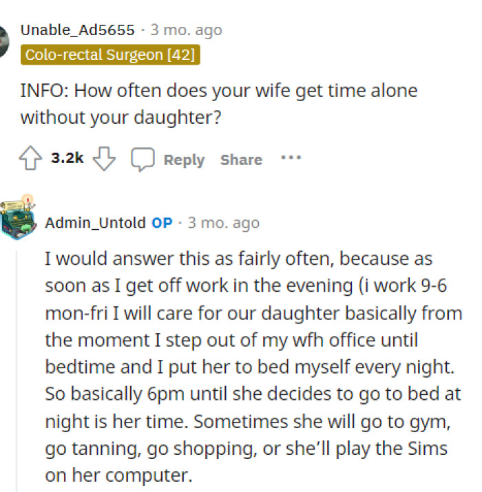 People asked several different questions to gain insight into OP's situation, and this is one that OP decided to respond to, providing us with more information.