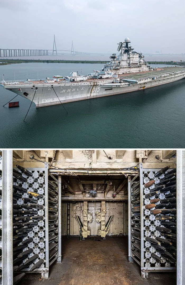 "I Swam To This Abandoned Soviet Aircraft Carrier And Spent 24 Hours Inside"
