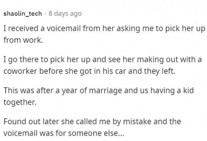 #22 Your angel must be the one who made her send the voicemail to you.