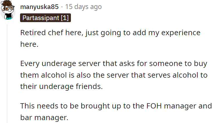 This retired chef decided to give his two cents on the matter.