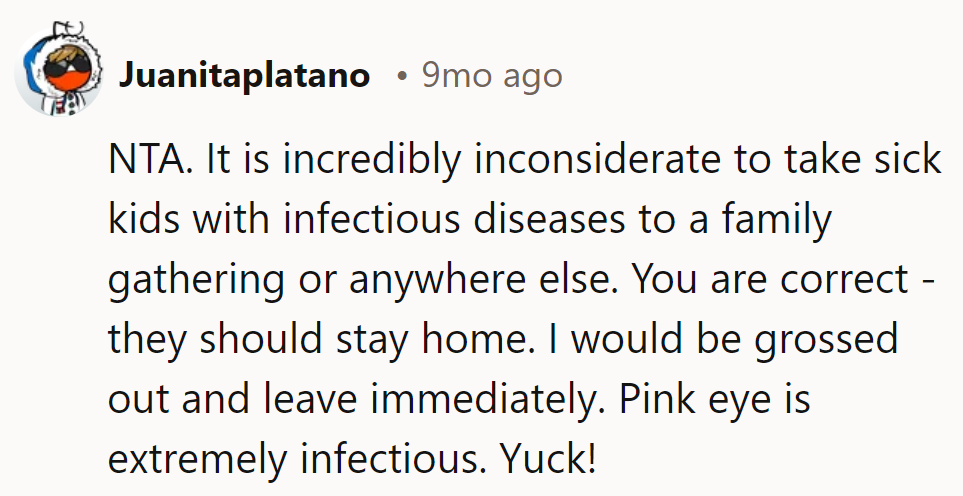 Contagious kids at a gathering? It's like bringing a storm to a picnic.