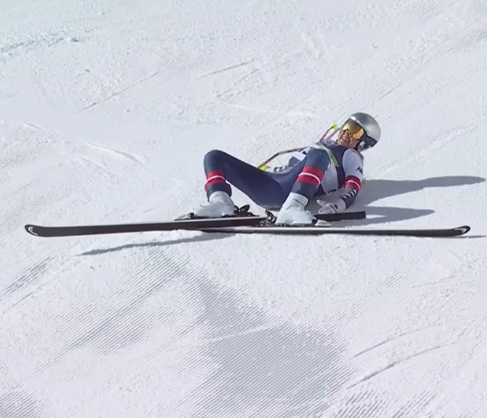 Lindsey Vonn Injured in Downhill Crash