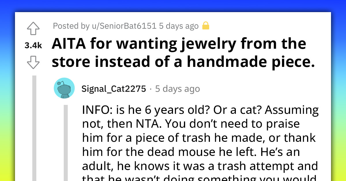 Woman's Smile Fades After Discovering Her Husband Handmade Jagged Jewelry for Her Birthday Instead of Buying One from the Store