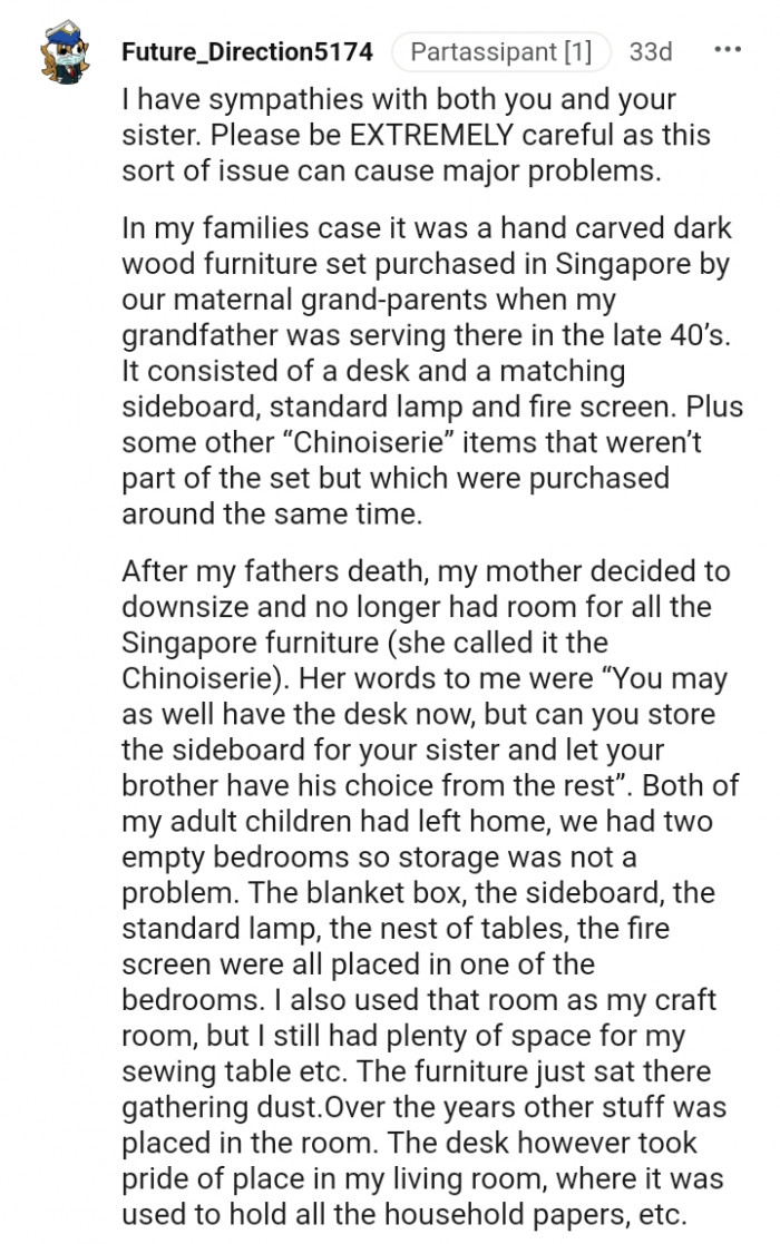 This Redditor has an interesting story to share
