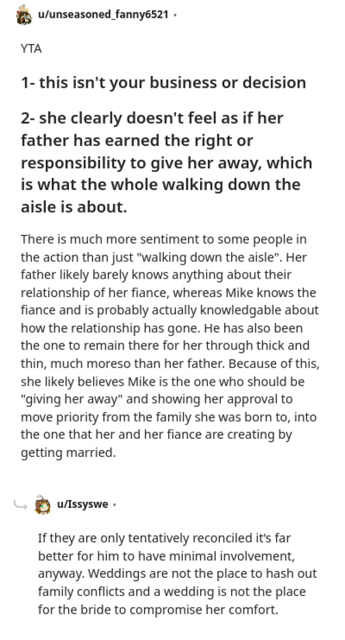 What the Whole Aisle Walking Is About