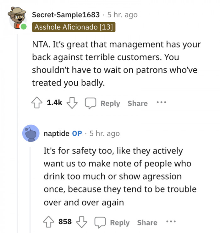 People tend to get more and more aggressive the more they drink.