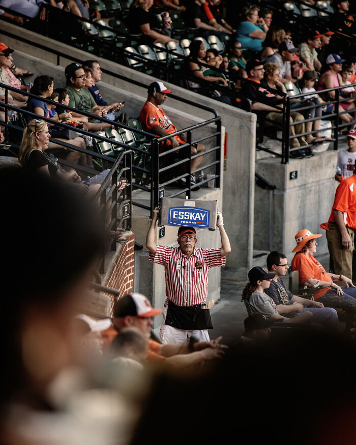 The James Beard Foundation Photography Award: Hot Dogs! Camden Yards, Baltimore By Al Higgins