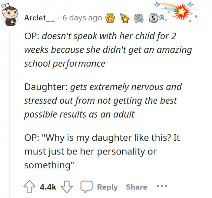 Yeah, it must be that! *Rolls eyes*