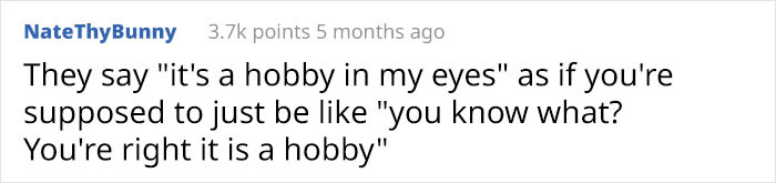 Here's what the people of Reddit have to say about this ridiculous exchange: