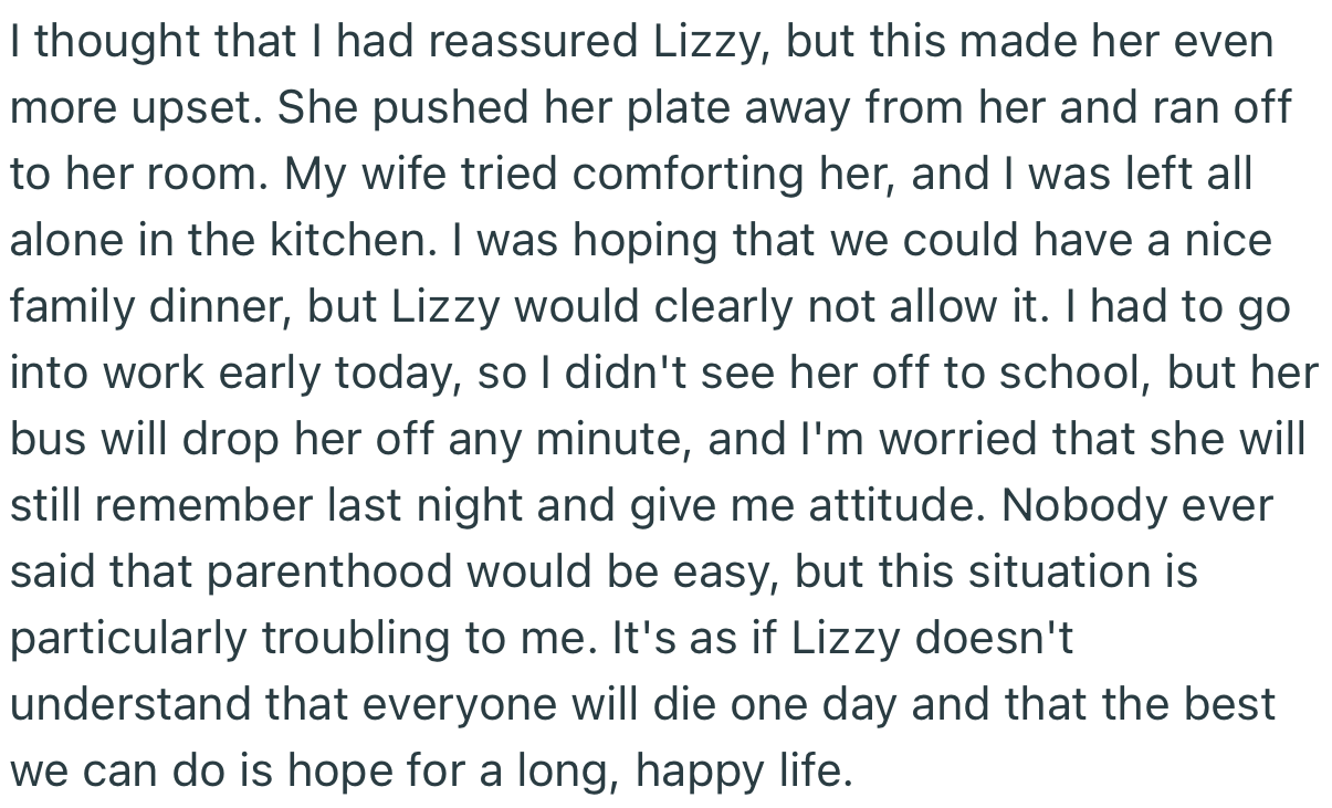 OP’s statement made matters worse