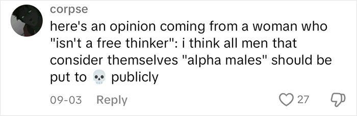 Just a woman's opinion