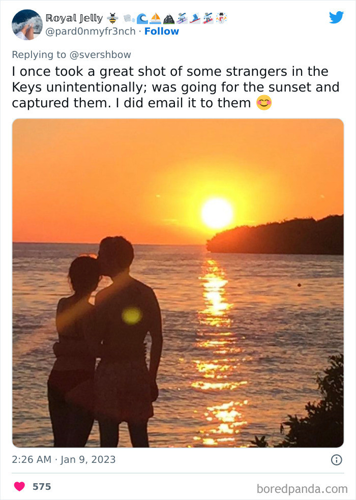 7. An unintentional great shot of some strangers