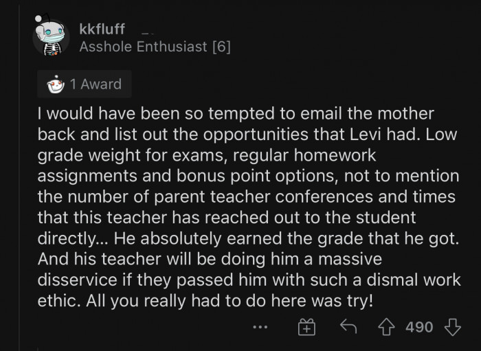 All Levi had to do was try. That's literally the least he could've done.