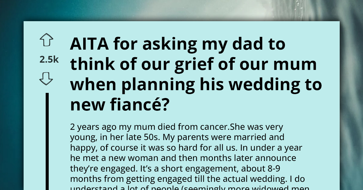 Man Shares Wedding Invites Less Than a Year After First Wife's Death, Gets Text From His Child About Lack of Grief