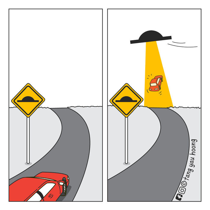 You'll never know when the aliens will come and decide to finally take you away from Earth.