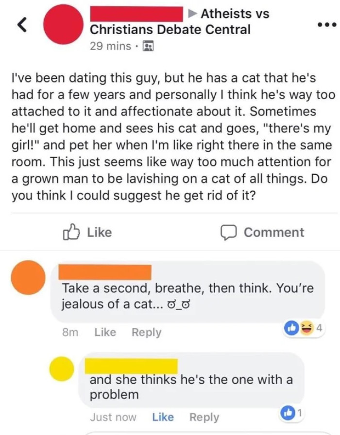 Here's the screenshot of the post on the subreddit: