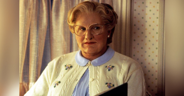 22. Robin Williams as Mrs. Doubtfire