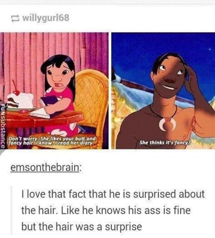 1. This is just too funny because clearly, he knows he is good-looking.