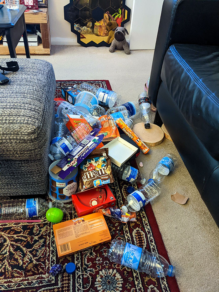 37. I Found My Husband's Stash Of Empty Wrappers