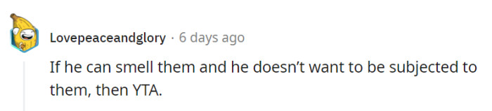 Woopsies, there may be a case where OP is TA...