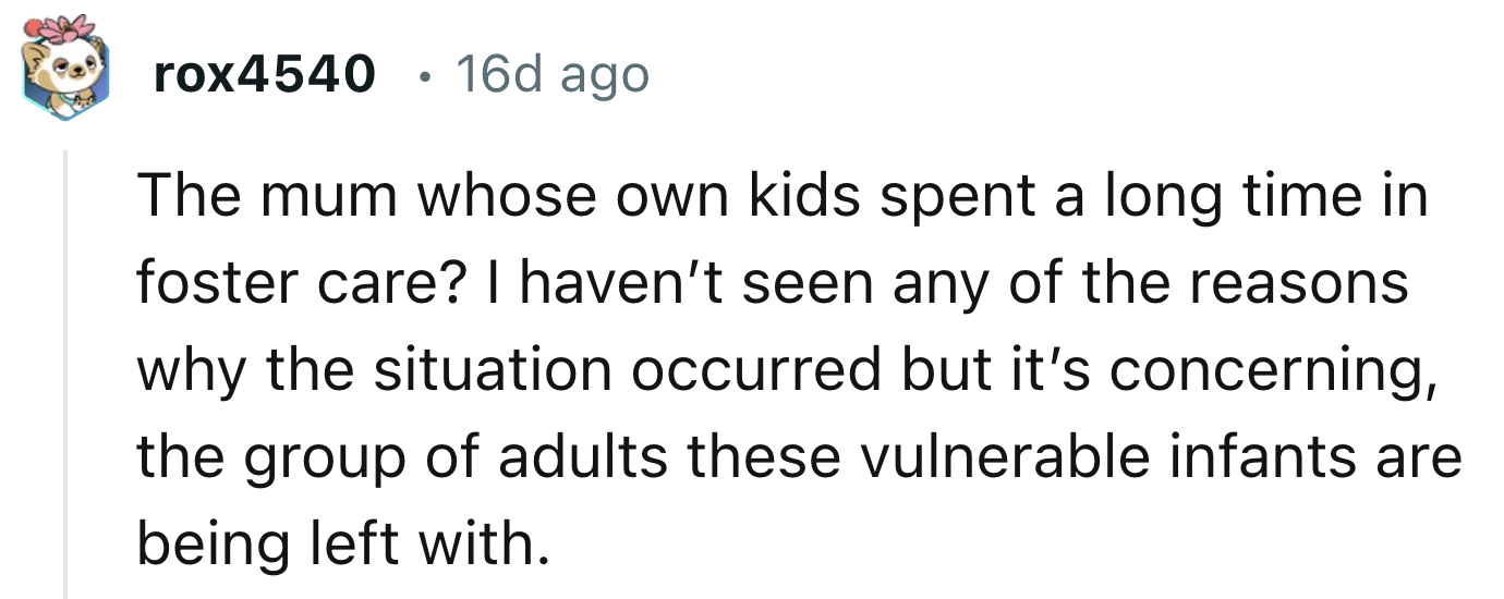 The Adults Should Take More Care About Their Infants