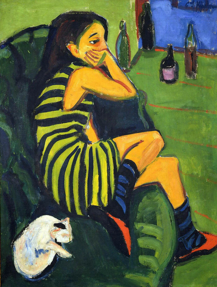 "Marcella" By Ernst Ludwig Kirchner, 1910
