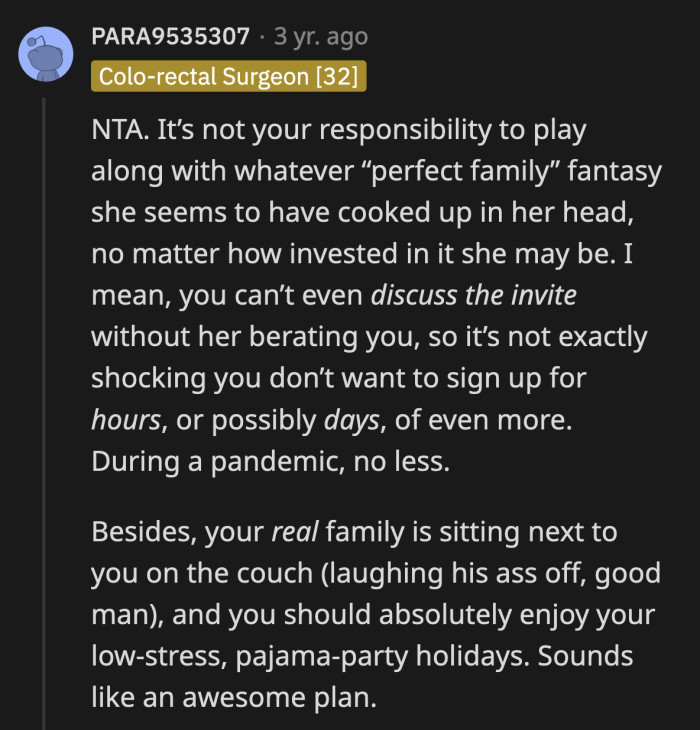 OP has the final say on who his real family is. Unless his biological family proves that they will support him, they are no better than strangers who feel entitled to his time.