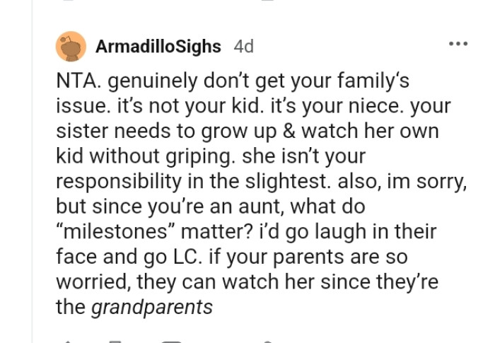 This Redditor would go laugh in their faces