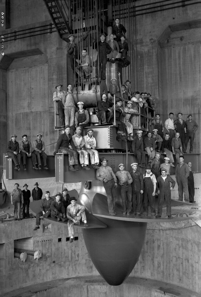 "Kaplan-Type Turbine Runner Before Installation. Photo By U. S. Army Corps Of Engineers"