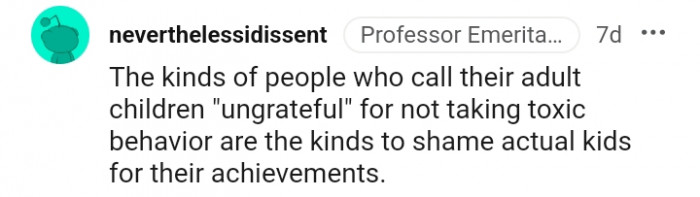 3. They shame actual kids for their achievements