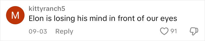 He is losing his mind