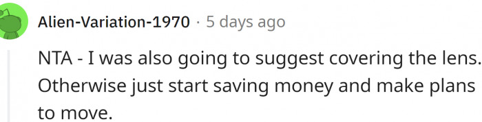 Maybe OP should start saving money and making plans to move