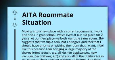 Roommate Battle Erupts Over Best Room In New Apartment Despite One Covering Majority Of Expenses