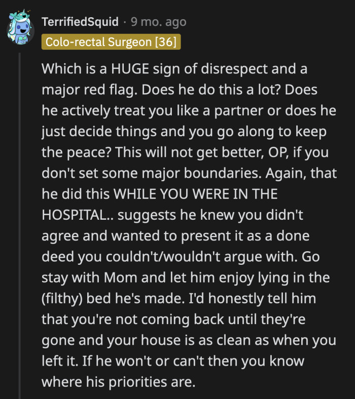 The fact that her husband did this while his pregnant wife was sick in the hospital adds another layer of disgust.