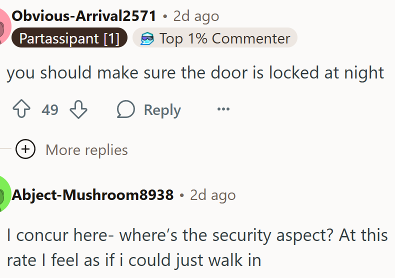 Where’s the security aspect?