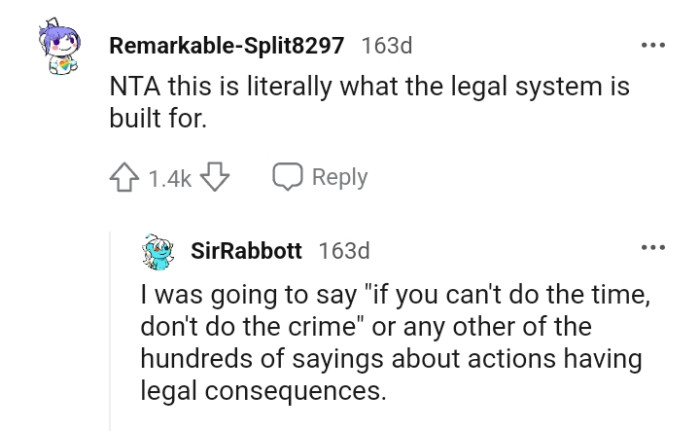 The legal system is built for this
