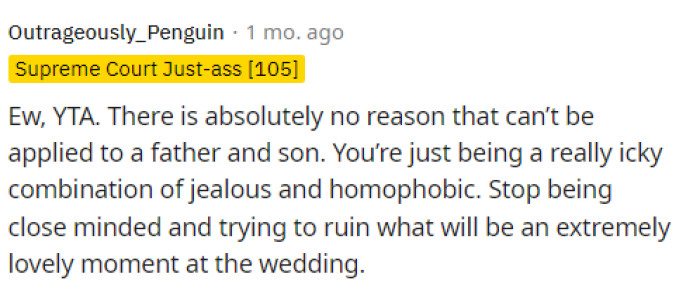 Right off the bat people quickly let her know that she's indeed TA and that she has a lot that she needs to say to him.