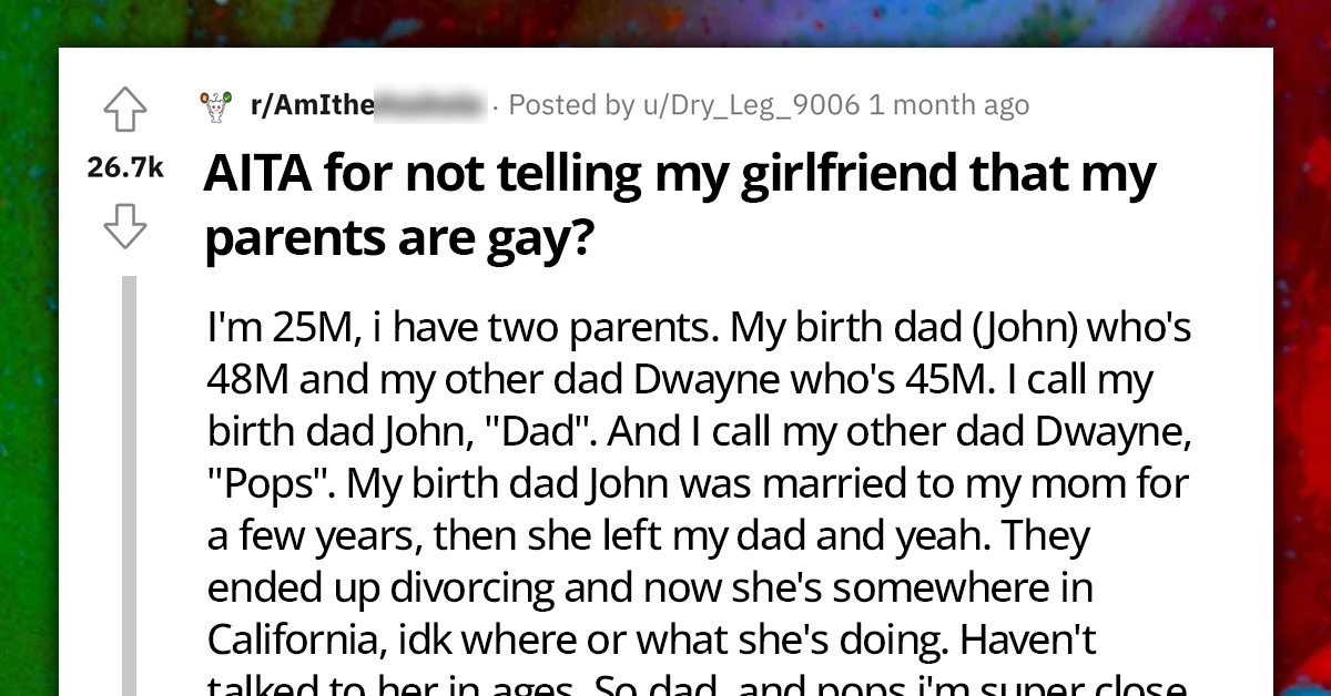 Homophobic Girlfriend Leaves Boyfriend’s Home In Shock When She Realizes That His “Dad” And “Pops” Are Not The Same Person